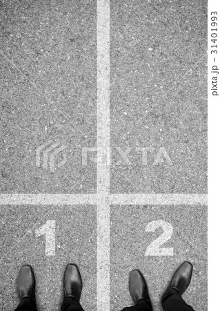 Two businessmen ready to start business 31401993