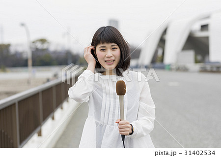 女子アナ　リポーター 31402534