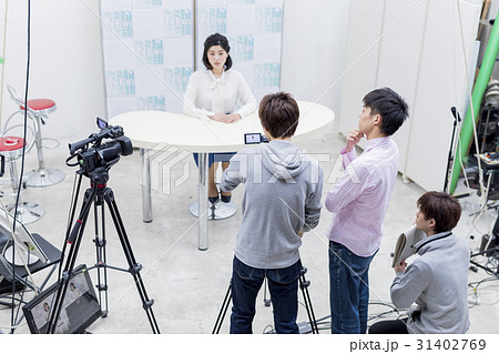 スタジオ 番組収録 撮影 スタジオ 番組収録 撮影 31402769