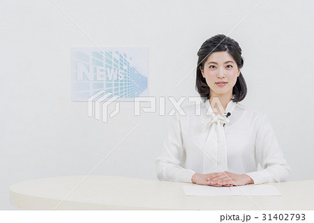 女子アナ　ニュース番組　キャスター 31402793
