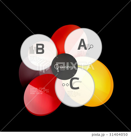 Geometrical abstract infographics banner template 31404050