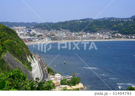 5月　逗子83逗子市街と逗子海岸 31404792