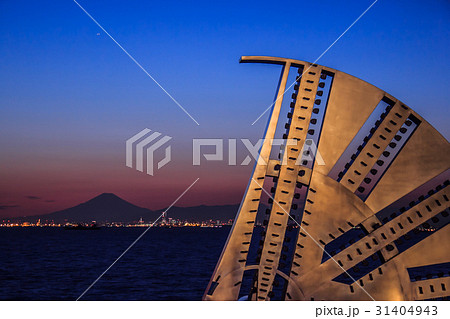 うみほたる夕焼け冨士山 うみほたる夕焼け冨士山 31404943