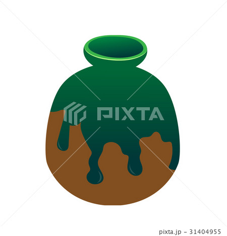 clay bottle isolated illustration clay bottle isolated illustration 31404955