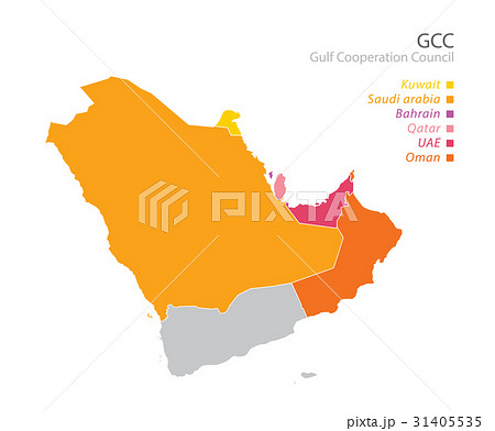 Map of the Gulf Cooperation Council (GCC) Map of the Gulf Cooperation Council (GCC) 31405535