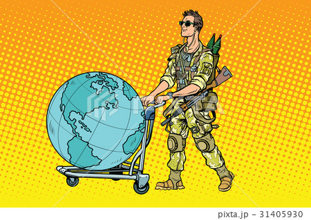 Military tourism, the mercenary with a cart Earth Military tourism, the mercenary with a cart Earth 31405930
