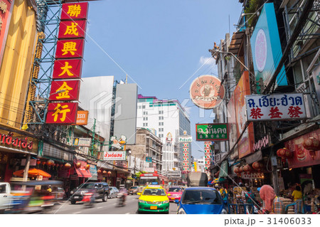 タイの首都バンコクのチャイナタウン(ヤワラート通り) タイの首都バンコクのチャイナタウン(ヤワラート通り) 31406033
