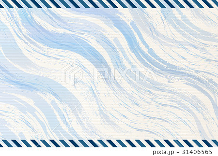 夏 和紙 暑中見舞い 背景 のイラスト素材