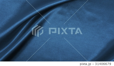 Smooth elegant blue silk or satin luxury cloth  31406679