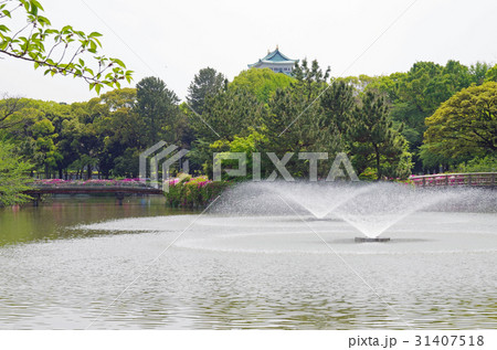 名城公園の噴水 名城公園の噴水 31407518