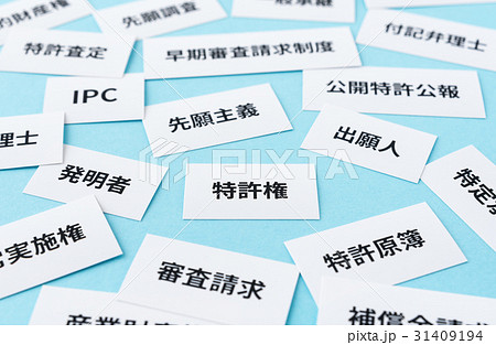 特許権　産業財産権　特許　知的財産権 31409194