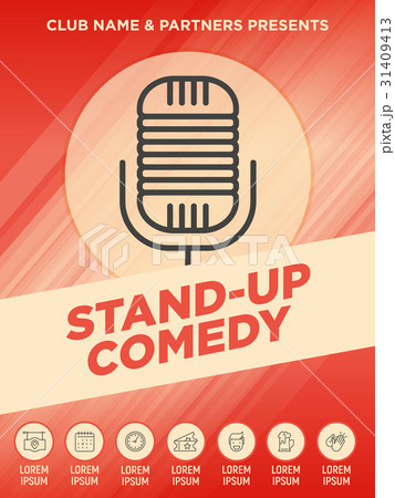 comedy poster template
