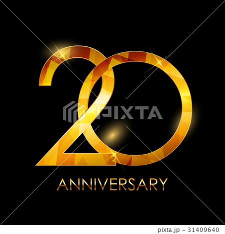Template 20 Years Anniversary Congratulations 31409640