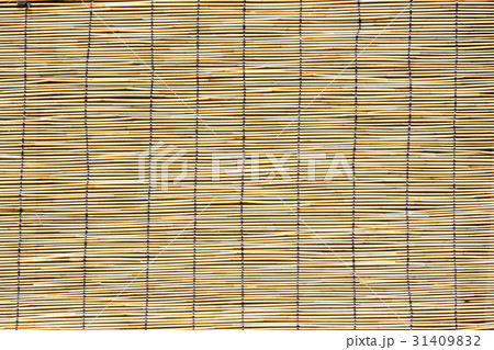 夏に使いやすい簾の背景テクスチャー写真素材 夏に使いやすい簾の背景テクスチャー写真素材 31409832