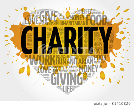 Charity word cloud 31410820