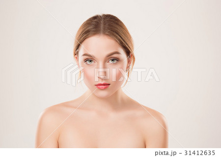 Beautiful Girl face. Perfect skin Beautiful Girl face. Perfect skin 31412635