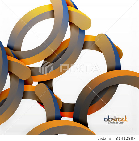 Modern 3d geometrical style background, arch 31412887