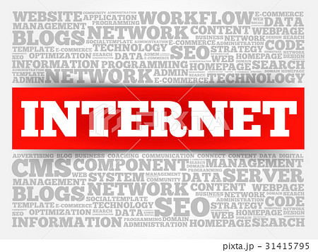 INTERNET word cloud 31415795