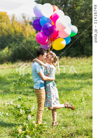 summer holidays, celebration and dating concept - summer holidays, celebration and dating concept - 31416749