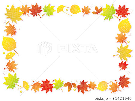 秋のフレーム 紅葉 秋のフレーム 紅葉 31421946
