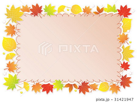 秋のフレーム 紅葉 31421947