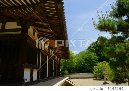 奈良・秋篠寺・本堂 31421994