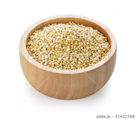 Quinoa in a bowl on white background Quinoa in a bowl on white background 31422768