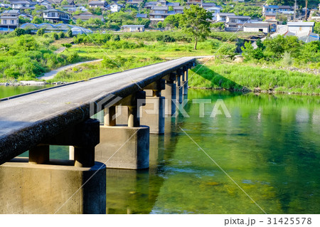 浅尾沈下橋(パンフォーカス) 浅尾沈下橋(パンフォーカス) 31425578