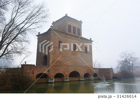 Ancient building from Po river lagoon, Italy Ancient building from Po river lagoon, Italy 31426014