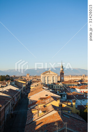 View of Cittadella, walled city in Italy 31426015