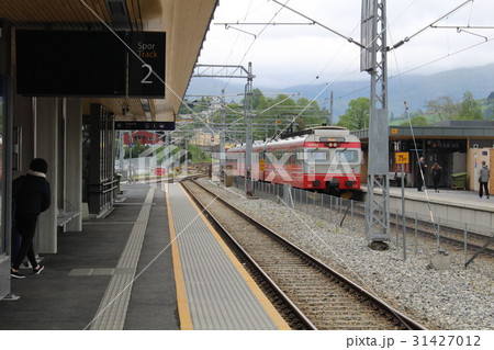 ベルゲン鉄道の電車　ノルウェー　ヴォス　北欧 31427012