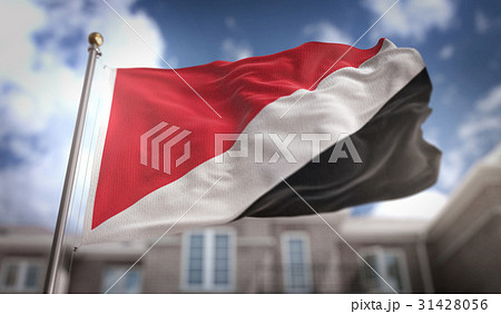 Principality of Sealand Flag 3D Rendering 31428056