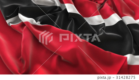 Trinidad and Tobago Flag Ruffled Beautifully Trinidad and Tobago Flag Ruffled Beautifully 31428275
