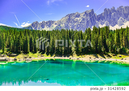 Blue Lake of Italy in the mountains, Valtournenche Blue Lake of Italy in the mountains, Valtournenche 31428592