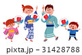 浴衣の家族 31428788