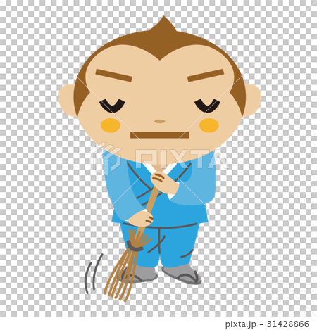 Cleaning training character 31428866