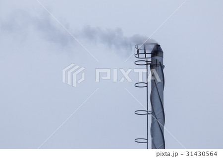 Industrial smoking chimney 31430564