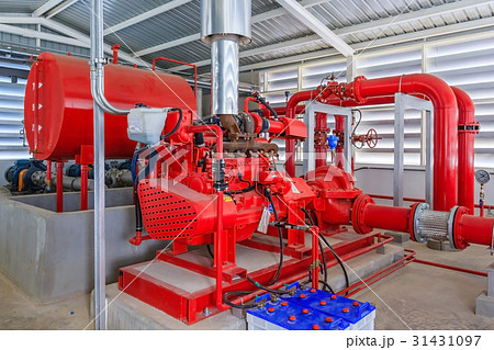 Industrial fire pump station for water sprinkler Industrial fire pump station for water sprinkler 31431097