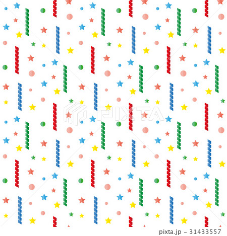 Serpentine, tinsel, sequins, confetti. Pattern. 31433557