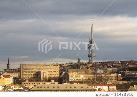 Zizkov Television Tower in Prague Zizkov Television Tower in Prague 31433916