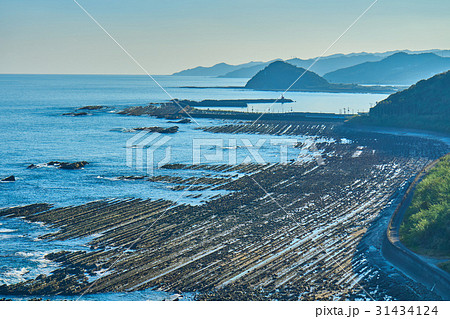 青島の隆起海床と奇形波蝕痕 31434124