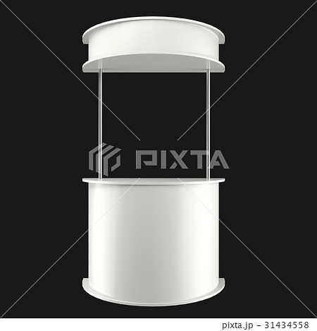 sales point stand 3d illustration 31434558