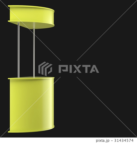 sales point stand 3d illustration 31434574