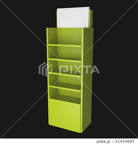 sales point stand 3d illustration sales point stand 3d illustration 31434695