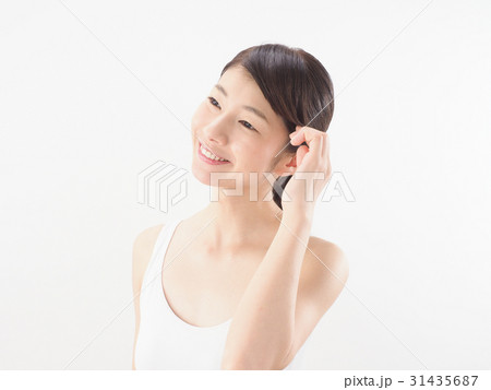 ビューティー 微笑む女性 ビューティー 微笑む女性 31435687