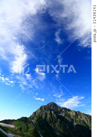 夏空と北アルプス・剱岳 夏空と北アルプス・剱岳 31436141