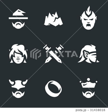 Vector Set of Fantasy story Icons. Vector Set of Fantasy story Icons. 31438016