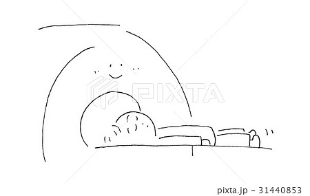 MRI　女性　モノクロ 31440853