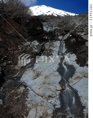 幻の滝と富士山 31441382