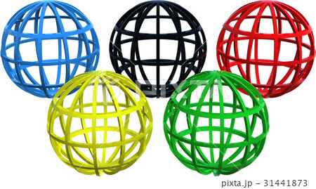 5個の地球切り抜き 31441873